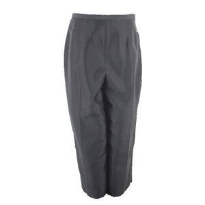 Robbie Bee Sz 14P x 20 Black 100% Silk Shantung Lined Polyester Pant